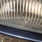 Porsche 964 cracked fog light